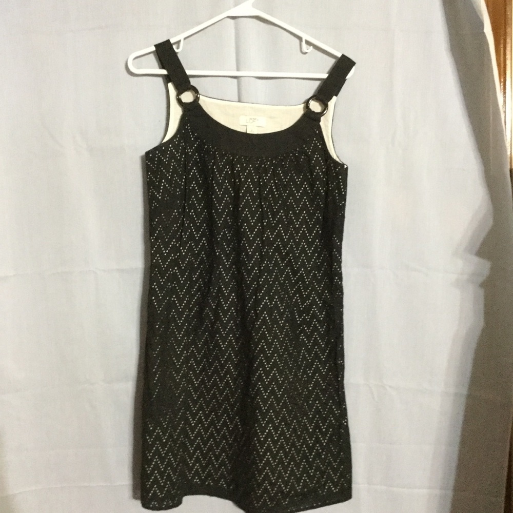 Ann Taylor LOFT black Eyelet Sundress